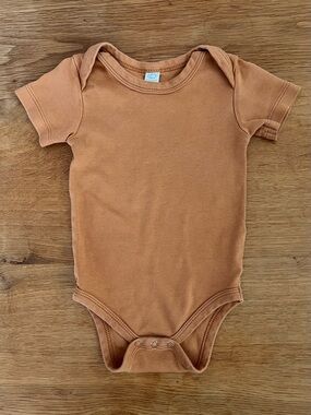 Colored Organics baby short sleeve bodysuit one-piece 6-12m cotton